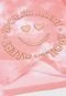 Blusa Cropped Kyly Infantil Smile Coral - Marca Kyly