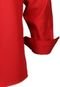 Camisa Manga Longa Amil Modelo Tradicional Com bolso 832 Vermelho - Marca Amil