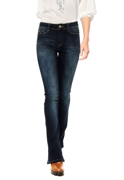 Calça Jeans Carmin Boot Cut Bigode Azul - Marca Carmim