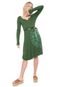 Vestido Desigual Curto Carolina Verde - Marca Desigual