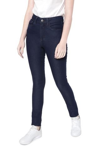 Calça Jeans Calvin Klein Jegging Básica Azul-marinho