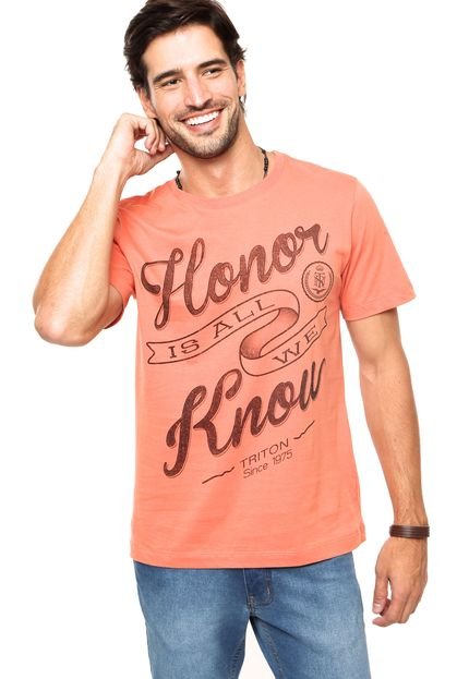 Camiseta Triton Honor Laranja - Marca Triton