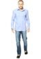 Camisa Casual M. Officer Office Azul - Marca M. Officer