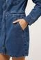 Vestido Jeans Colcci Curto com Bolsos Azul - Marca Colcci