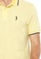 Camisa Polo Aleatory Reta Logo Amarela - Marca Aleatory