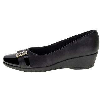 Sapato Feminino Anabela Piccadilly - 143192 0083192 Preto