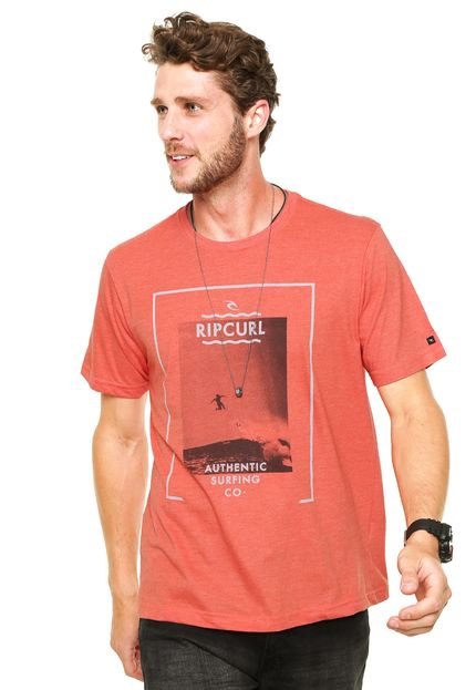 Camiseta Rip Curl Rust Marle Laranja - Marca Rip Curl