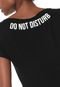 Camiseta MOB Do Not Disturb Preta - Marca MOB