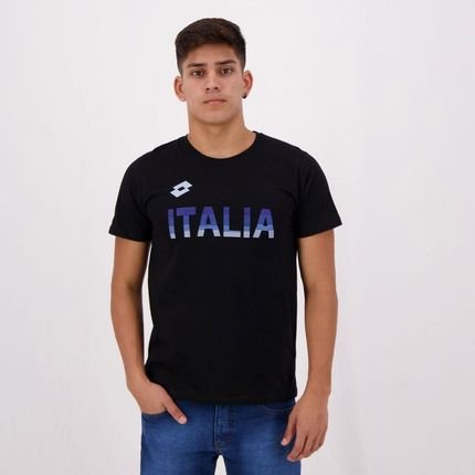 Camiseta Lotto Itália Preta - Marca Lotto
