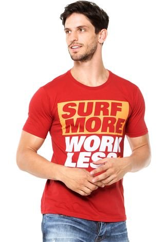 Camiseta Local Motion Surf More Vermelha