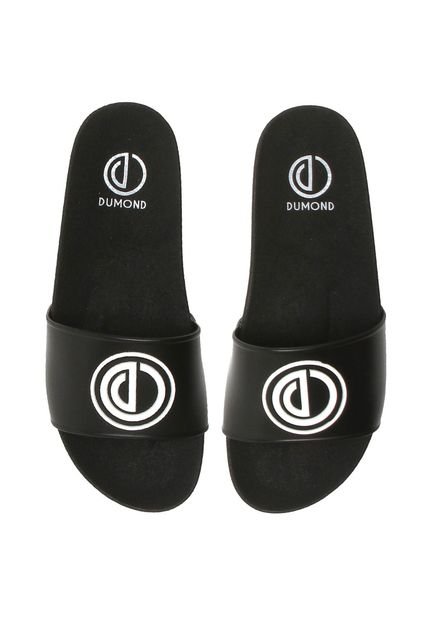 Chinelo Dumond Logo Preto - Marca Dumond