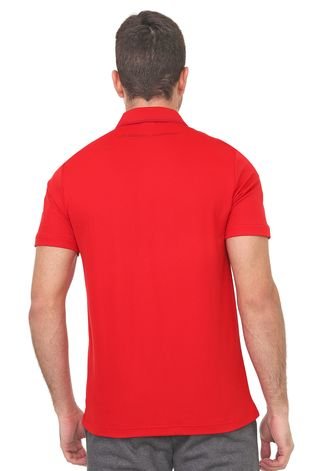 Camisa Polo Puma Reta Ferrari Vermelha