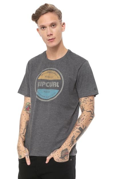Camiseta Rip Curl Authentic Cinza - Marca Rip Curl
