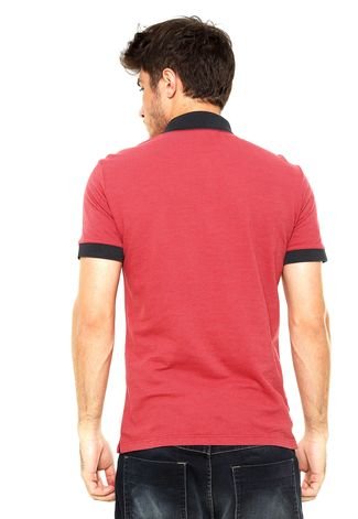 Camisa Polo Colcci Slim Vermelha