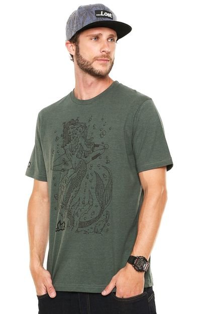 Camiseta ...Lost Mermaid Verde - Marca ...Lost