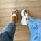 Flat Kyara Off White Off-white - Marca Damannu Shoes