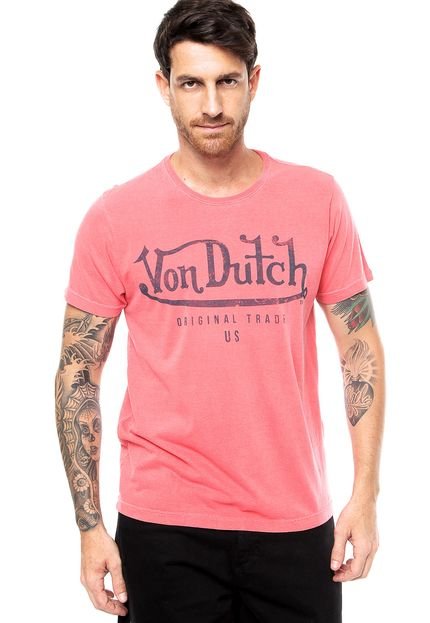 Camiseta Von Dutch Original Trade Rosa - Marca Von Dutch 