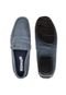 Mocassim Couro Mr. Kitsch Hudson Azul - Marca MR. KITSCH