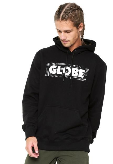 Moletom Flanelado Fechado Globe Drop Preto - Marca Globe