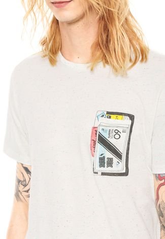 Camiseta Redley Mix Tape Bege
