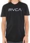 Camiseta RVCA Floral Preta - Marca RVCA