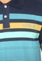 Camisa Polo Fatal Surf Listras Azul - Marca Fatal Surf