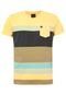 Camiseta MC Oakley Print Striped Ss Sp Marigold - Marca Oakley