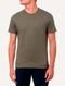 Camiseta Calvin Klein Masculina Meia Malha Basica CK Verde Militar - Marca Calvin Klein