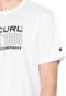Camiseta Rip Curl Lettering Wave Branca - Marca Rip Curl