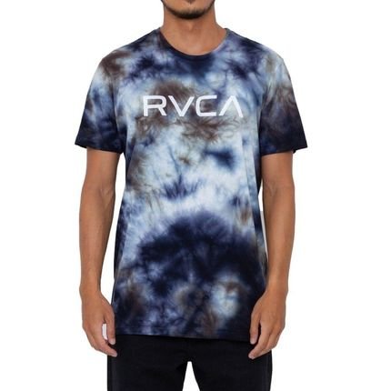 Camiseta RVCA Big RVCA Tie Dye Masculina Azul Marinho - Marca RVCA