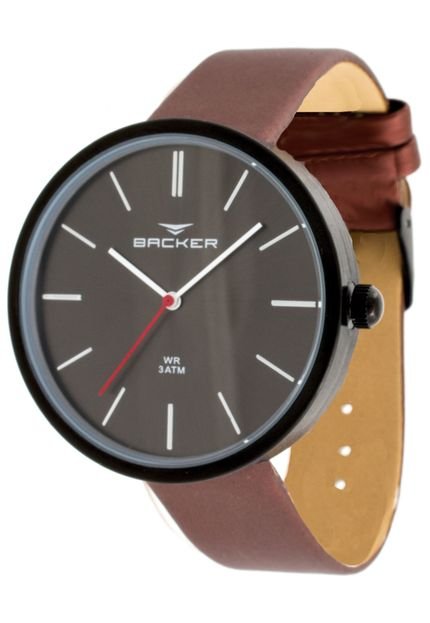 Relógio Backer 3554112M Preto - Marca Backer