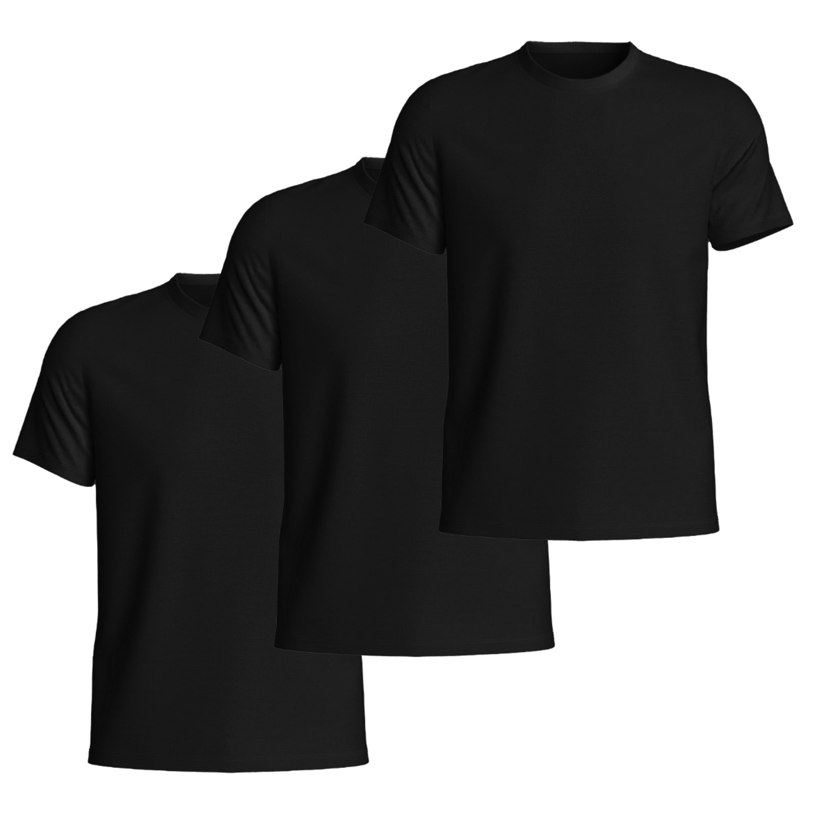 Kit 3 Camisetas Basicas Gola Redonda Lisa Camisa Masculina de Algodão - Marca Opice