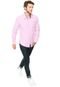 Camisa Colcci Bordado Rosa - Marca Colcci