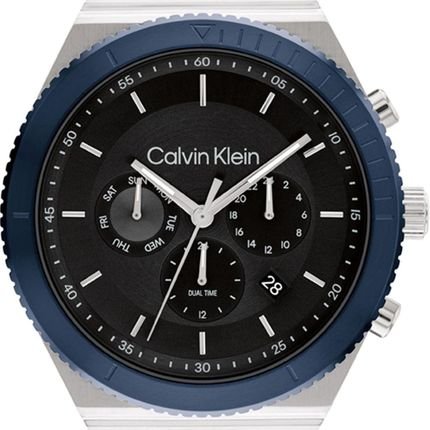 Relógio Calvin Klein Masculino Borracha Azul 25200307 - Marca Calvin Klein