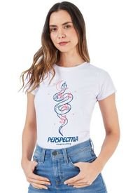 Camiseta Blanco Womanpotsherd Snake