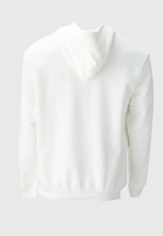Blusa de Moletom Fechada GAP Logo Branca