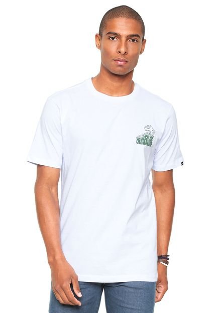 Camiseta Quiksilver Palm Branca - Marca Quiksilver