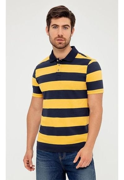 Polo Amarillo Azul Gef Moce Compra Ahora Dafiti Colombia