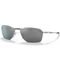 Óculos de Sol Oakley Savitar Satin Chrome W/ Prizm Blk Pol - Marca Oakley