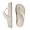 Papete Sandalia Plataforma Sola Alta Flat Off White Rado Shoes - Marca RADO SHOES