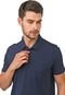 Camisa Polo JAB Reta Frisos Azul-Marinho - Marca JAB