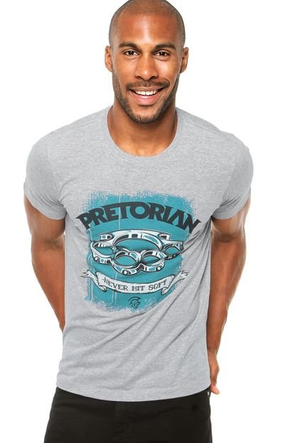Camiseta Manga Curta Pretorian Punch Cinza - Marca Pretorian