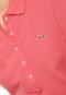 Camisa Polo Lacoste Slim Logo Rosa - Marca Lacoste