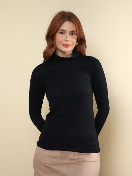 Blusa Cacharrel Viscolycra Preto - Marca Aura