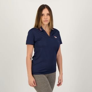 Polo Fila Line FBox Feminina Marinho - Compre Agora