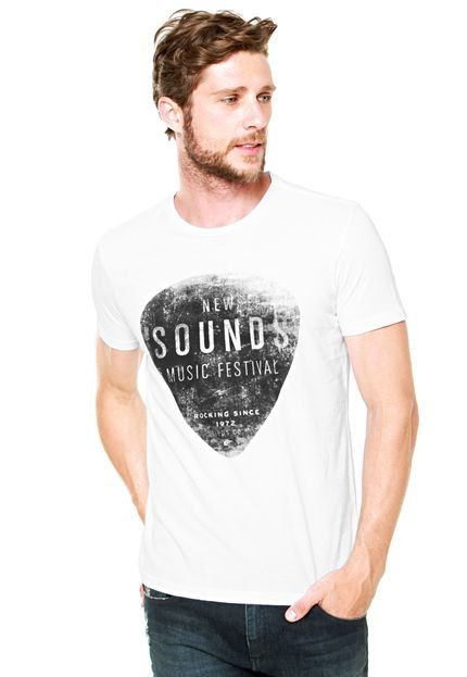 Camiseta Ellus New Sounds Branca - Marca Ellus