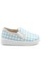 Slip On Tricae Vichy Azul - Marca Tricae