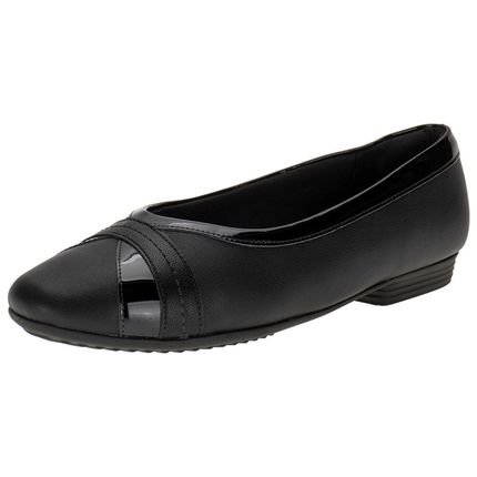 Sapatilha Feminina Flat Piccadilly 250224 0080224 Preto - Marca Piccadilly