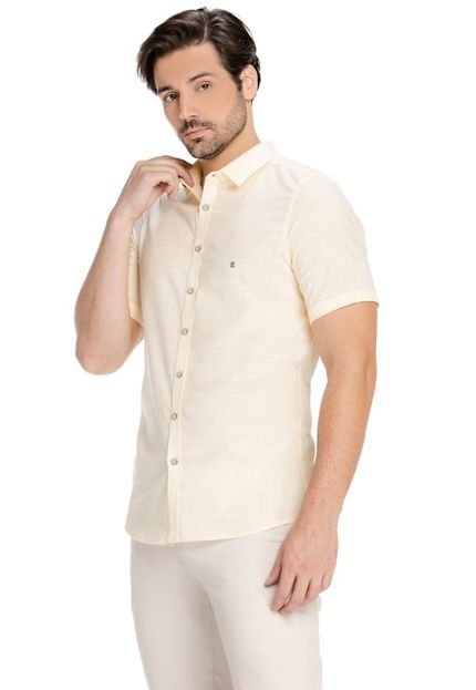 Camisa Social Masculina Slim Manga Curta - Zaiko - Marca Zaiko