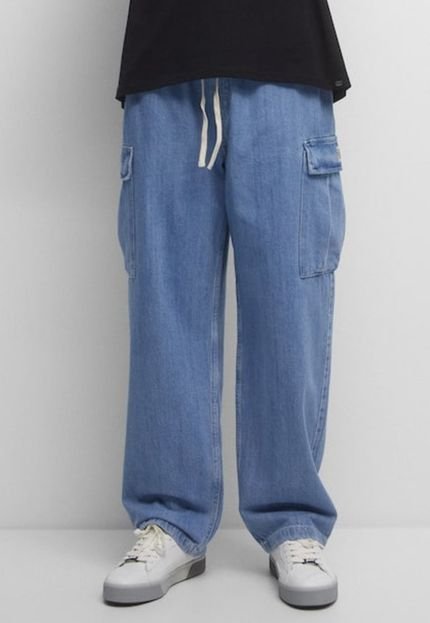 Calça Cargo Masculina em Jeans Unak - Gael - Marca Unak